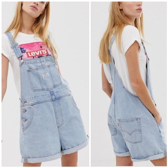 NEW Levi's Vintage Look Shortalls - Picture 4 of 8